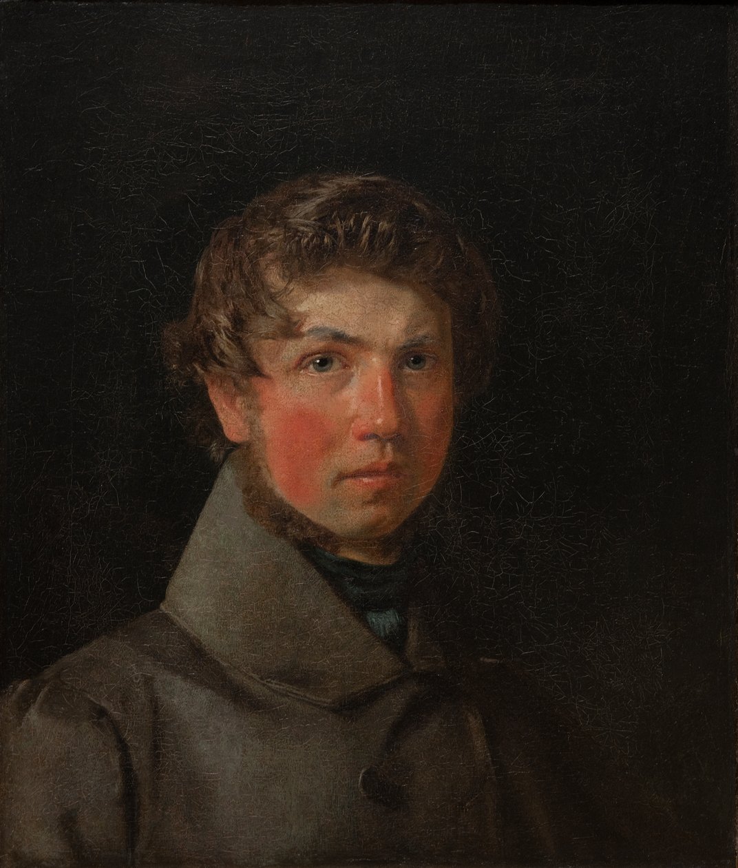 Autorretrato, c. 1833 (óleo sobre lienzo) de Christen Schjellerup Kobke