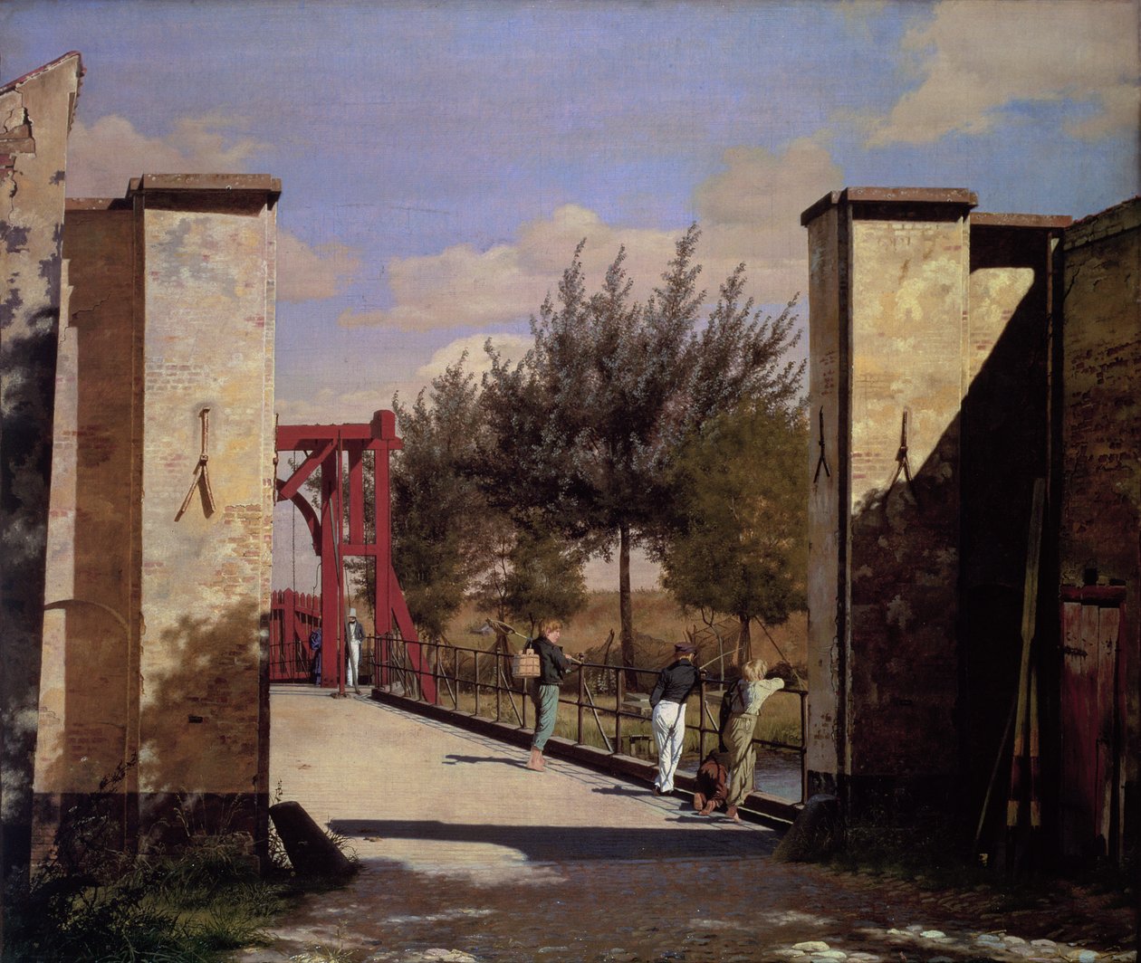 La puerta norte de la ciudadela, 1834 de Christen Schjellerup Kobke