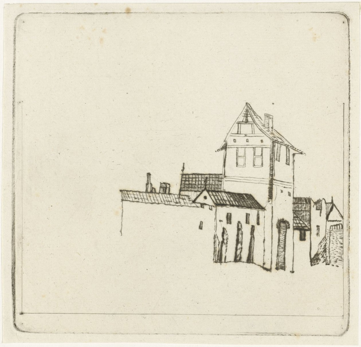 Paredes de la cuidad de Christiaan Friedrich Ruppe