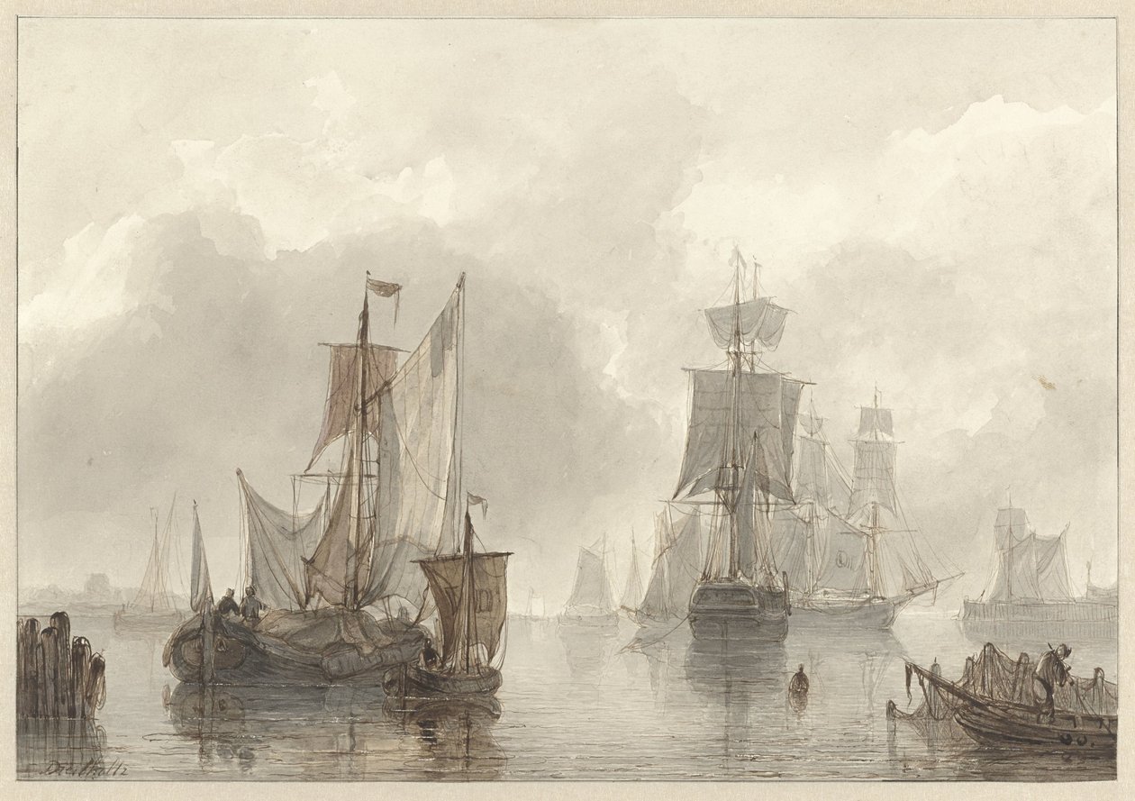 Barcos de vela de Christiaan Lodewijk Willem Dreibholtz