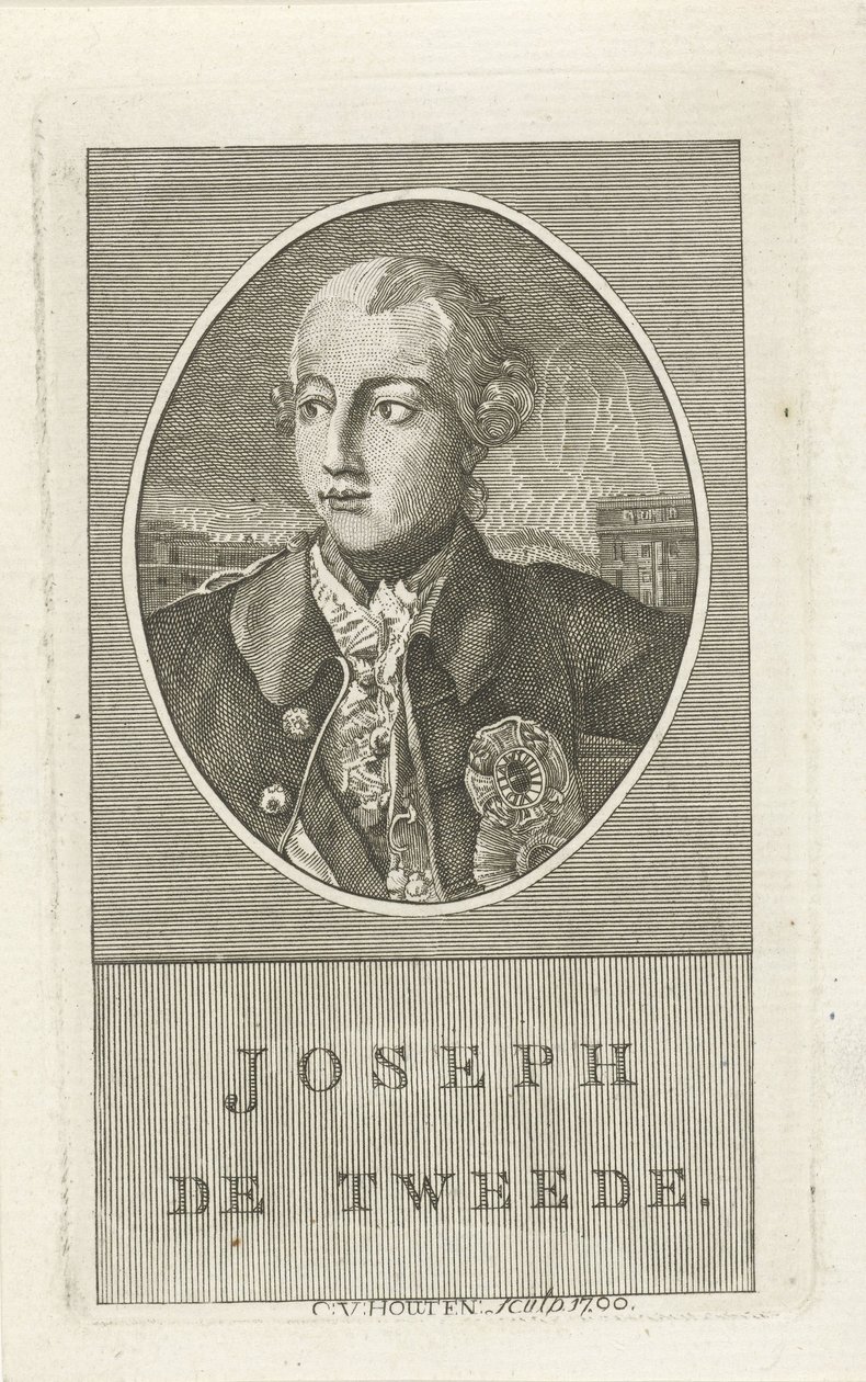 Retrato de José II, emperador alemán de Christiaan van Houten