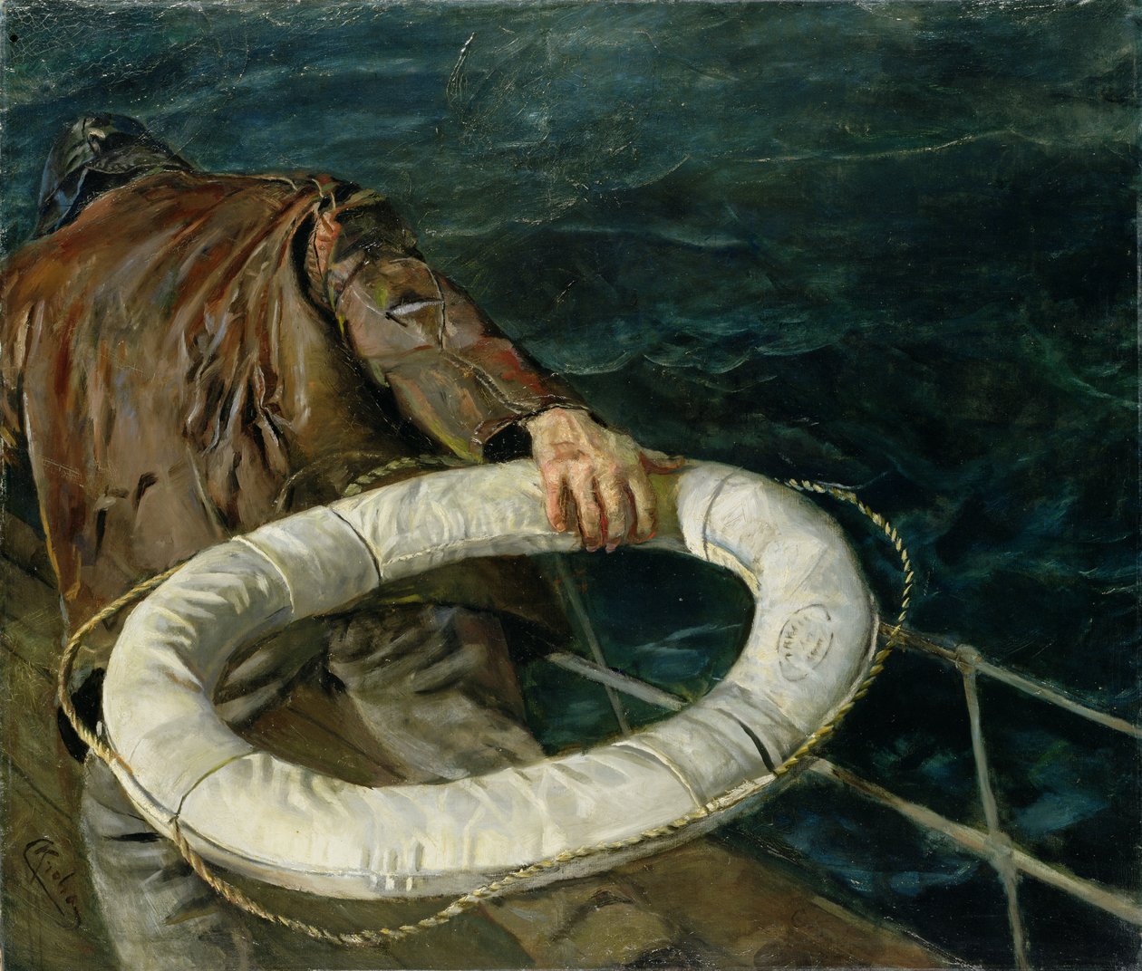 Hombre al agua, 1906 de Christian Krohg