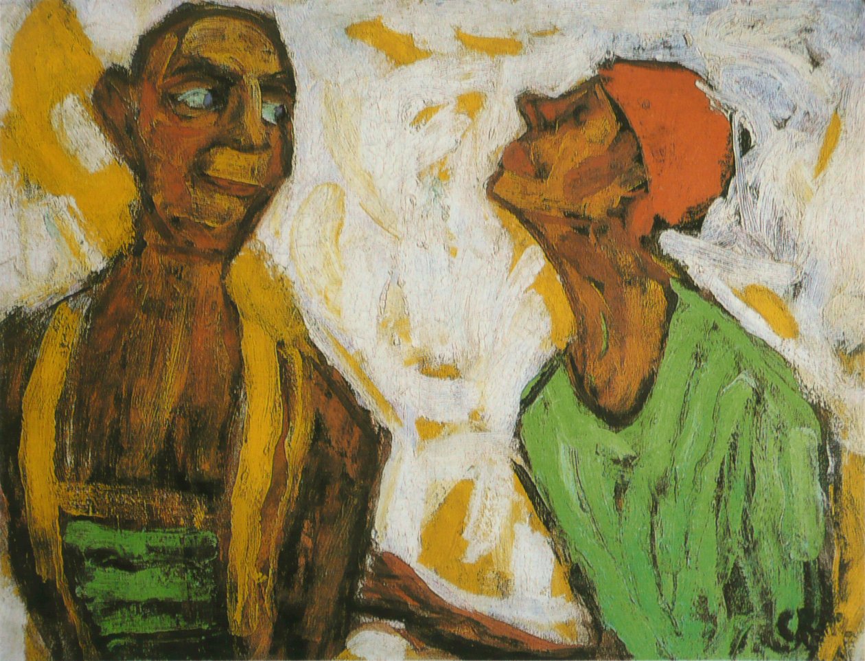 Conversación de payasos de Christian Rohlfs