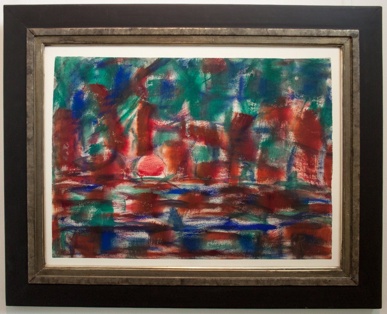 Puesta de sol en el mar Báltico de Christian Rohlfs