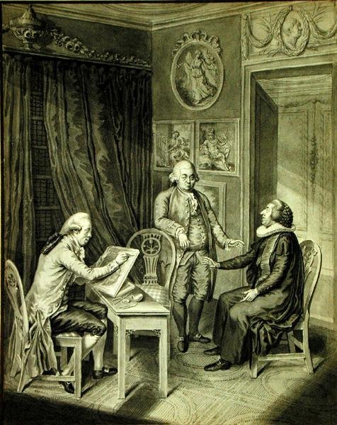 Christian Andreas Georg Stottrupp (1789-1835), Pastor Sturm y Philipp Emanuel Bach (1714-88) de Christian Andreas Georg Stottrupp