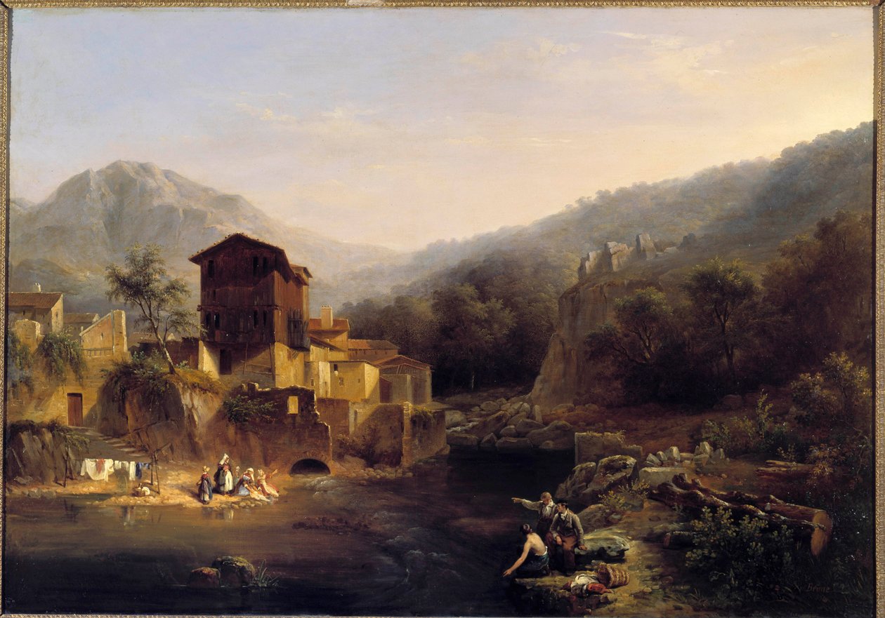 Paisaje de montañas de Christian Brune