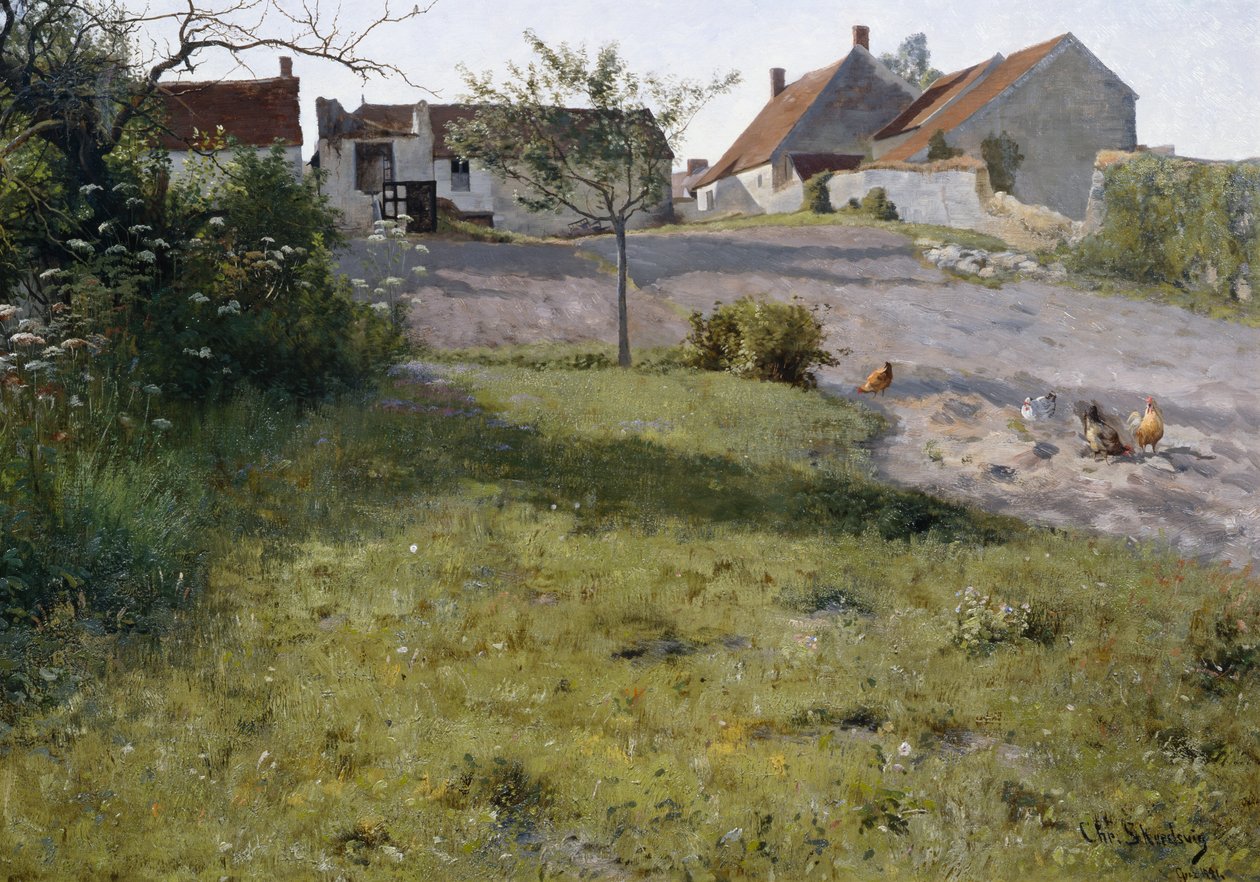 Una granja en Gretz de Christian Eriksen Skredsvig