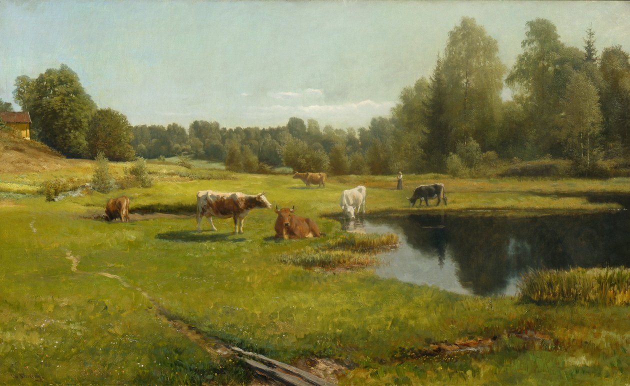 Mañana de verano, Stabekk de Christian Eriksen Skredsvig