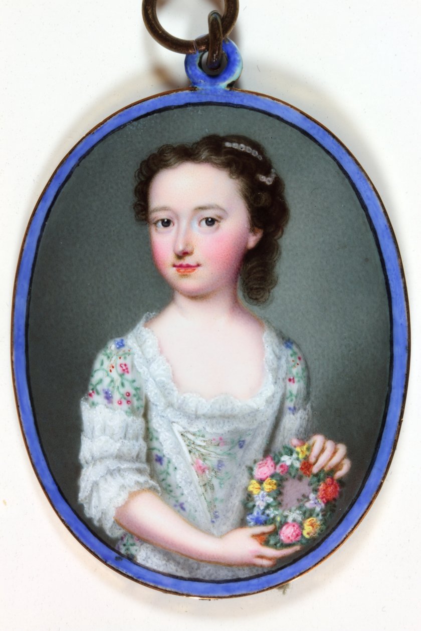 Lady Elizabeth Cavendish Bentinck, luego Vizcondesa de Weymouth y Marquesa de Bath de Christian Friedrich Zincke