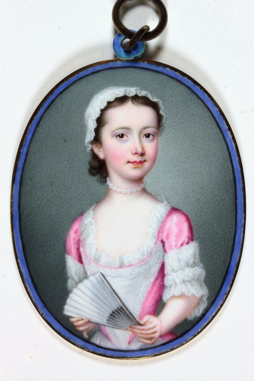 Lady Henrietta Cavendish Bentinck, luego Condesa de Stamford, 1741 de Christian Friedrich Zincke