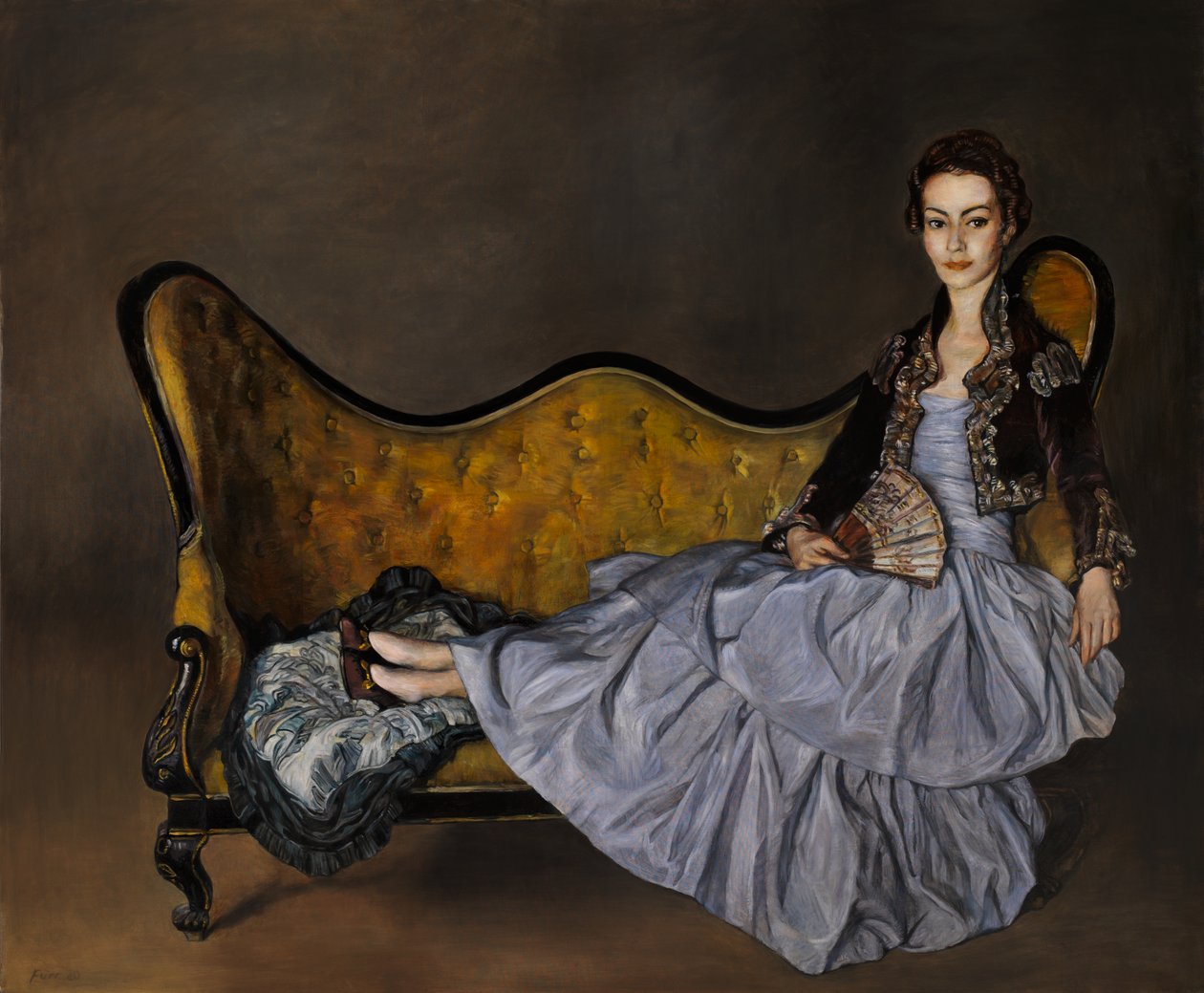 Signora de Garay (según Zuloaga) 2020 (óleo sobre lino) de Christian Furr