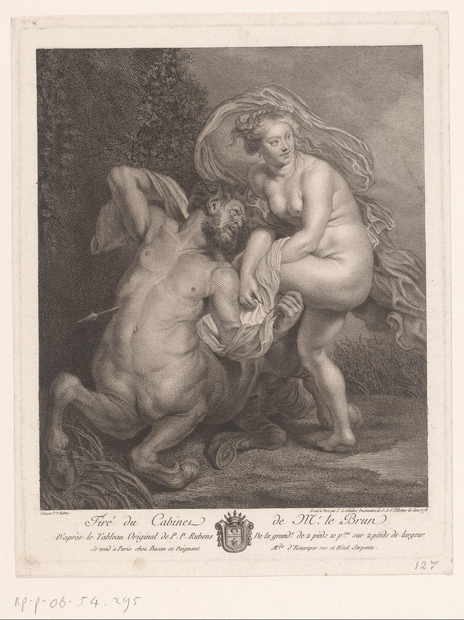 Deianeira en Nessos de Christian Gottfried Schultze