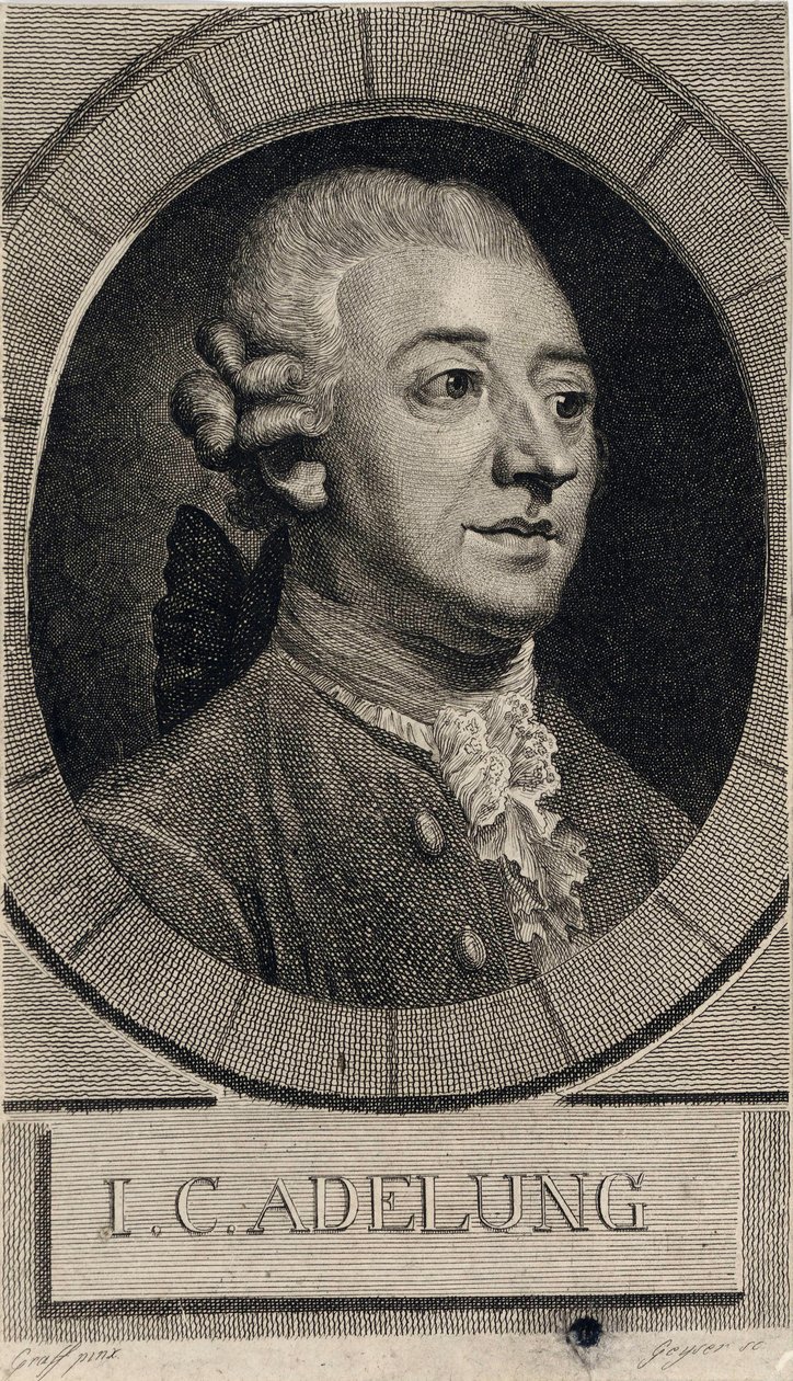 Johann Christoph Adelung 1732-1806 de Christian Gottlieb Geyser