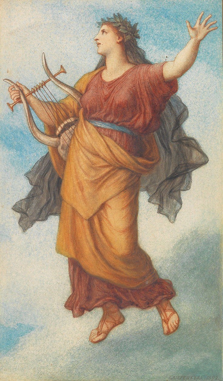 La musa Polimnia de Christian Griepenkerl