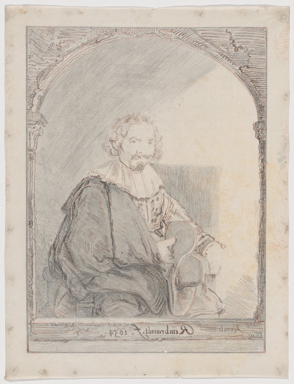 Estudio para el retrato de un hombre en un sillón, de la Collection d