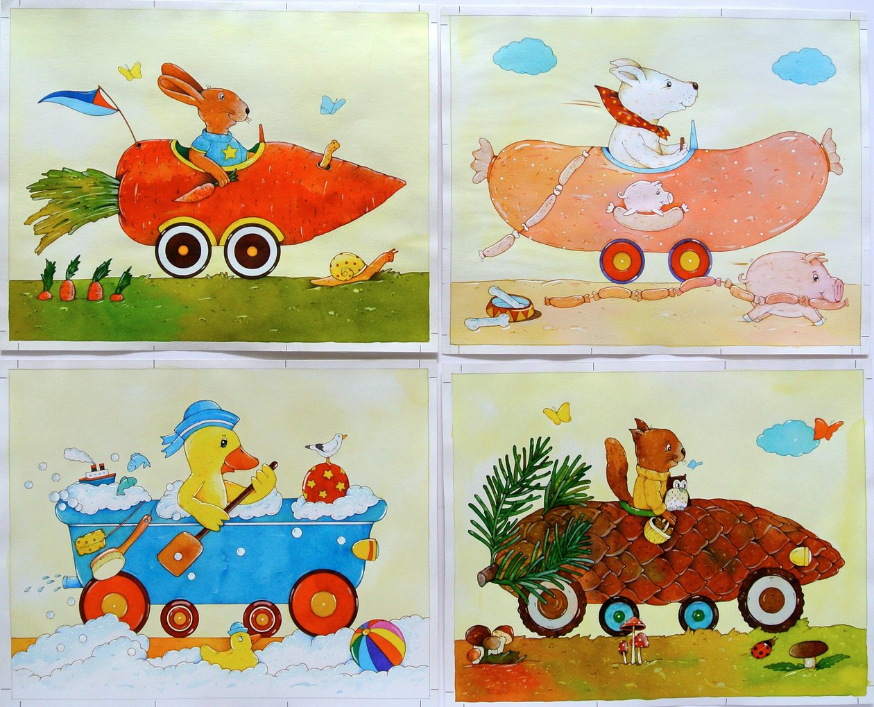 Coches de animales de Christian Kaempf
