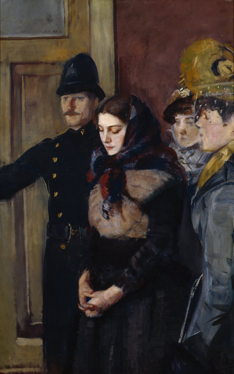 Albertine (Boceto) de Christian Krohg