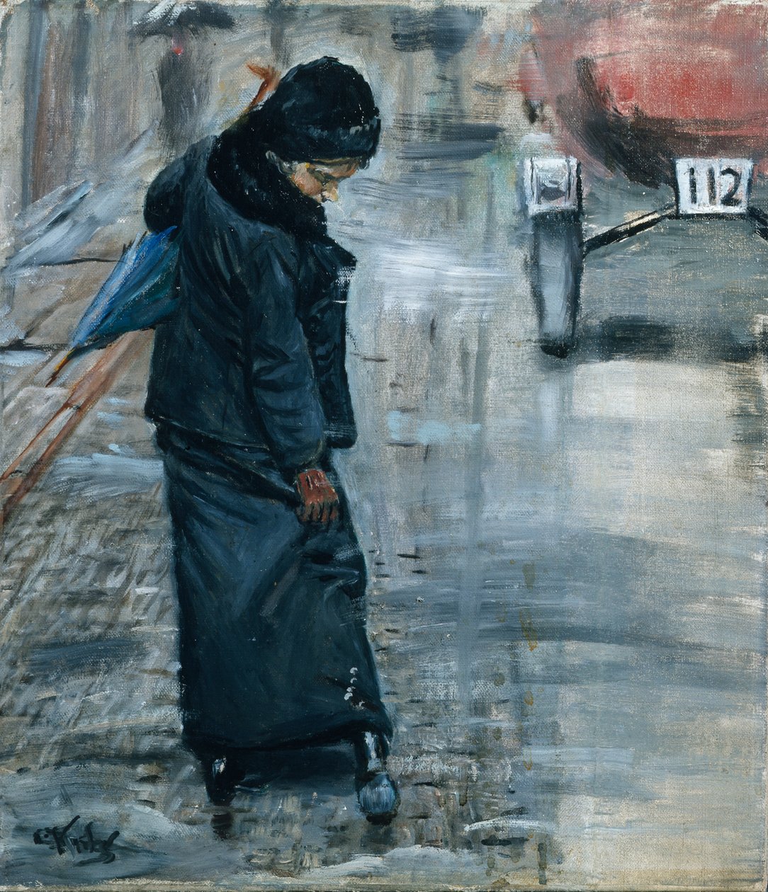 Salpicaduras de barro (pintura) de Christian Krohg
