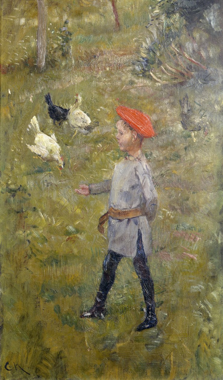 Per con las gallinas, Hvitsten de Christian Krohg