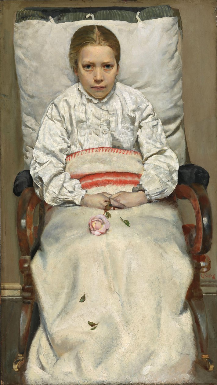 Niña enferma de Christian Krohg