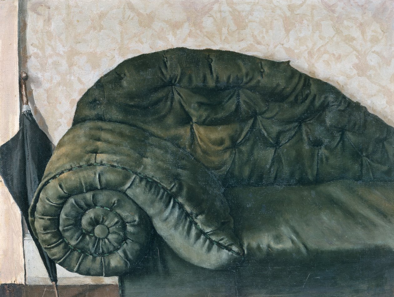 sofá y sombrilla (pintura) de Christian Krohg