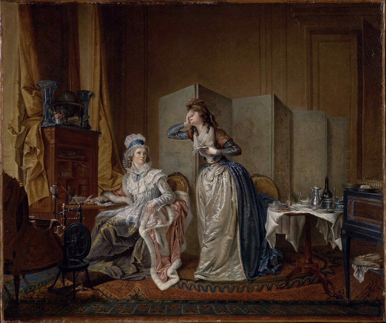 Las malas noticias, 1794 de Christian Marie Colin De La Biochaye