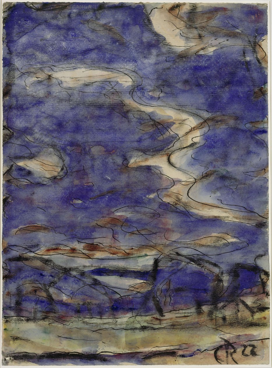 Paisaje con nubes de Christian Rohlfs