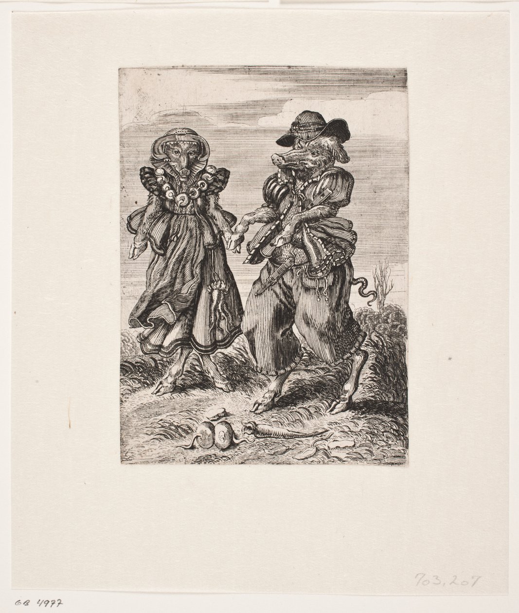 Grisepar som danser de Christian Rothgiesser