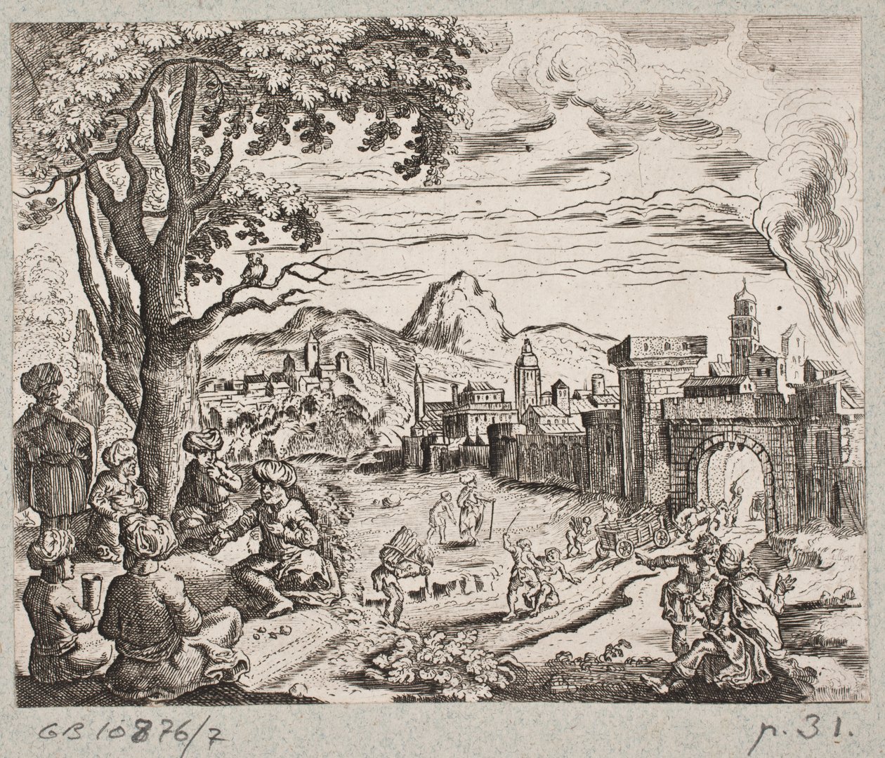 Ilustración de Adam Olearius, “Persianischer Rosenthal von einem Sinnreichen Poeten Schich Saadi”, Schleswig 1660 de Christian Rothgiesser