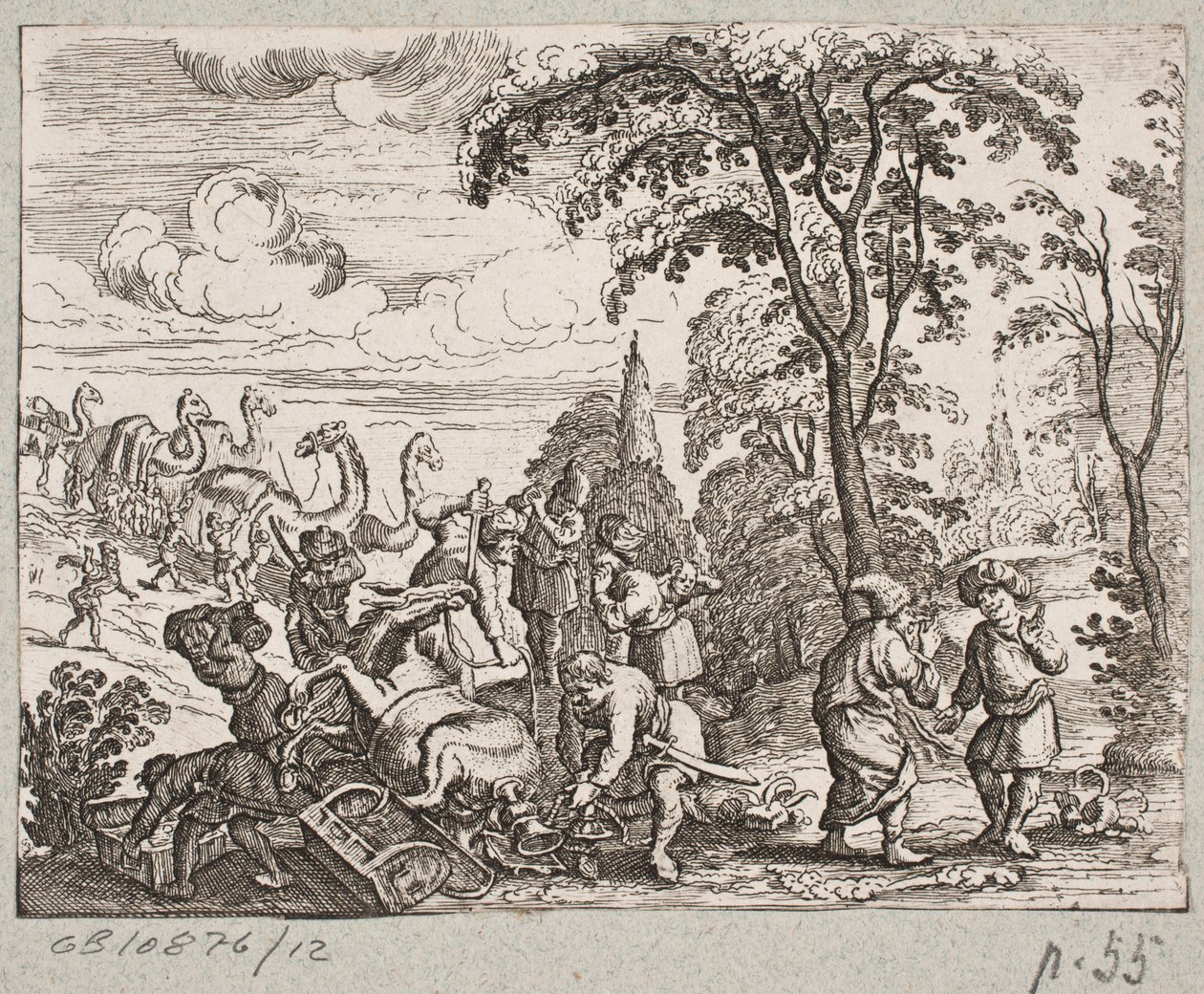 Ilustración de Adam Olearius, “Persianischer Rosenthal von einem Sinnreichen Poeten Schich Saadi [...]”, Schleswig 1660 de Christian Rothgiesser