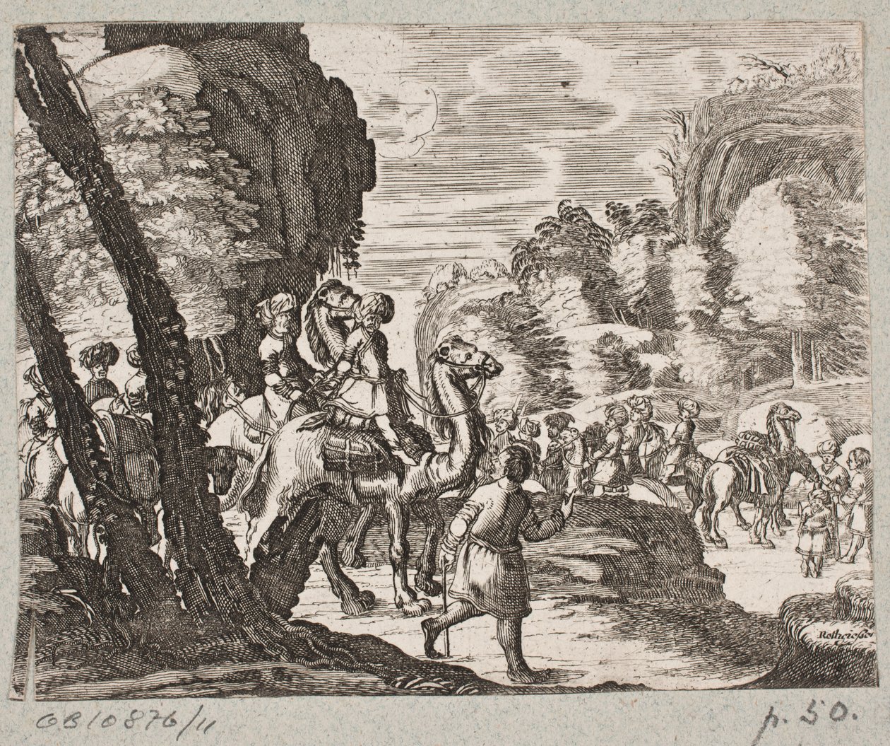 Ilustración para Adam Olearius, “Persianischer Rosenthal von einem Sinnreichen Poeten Schich Saadi [...]”, Schleswig 1660 de Christian Rothgiesser