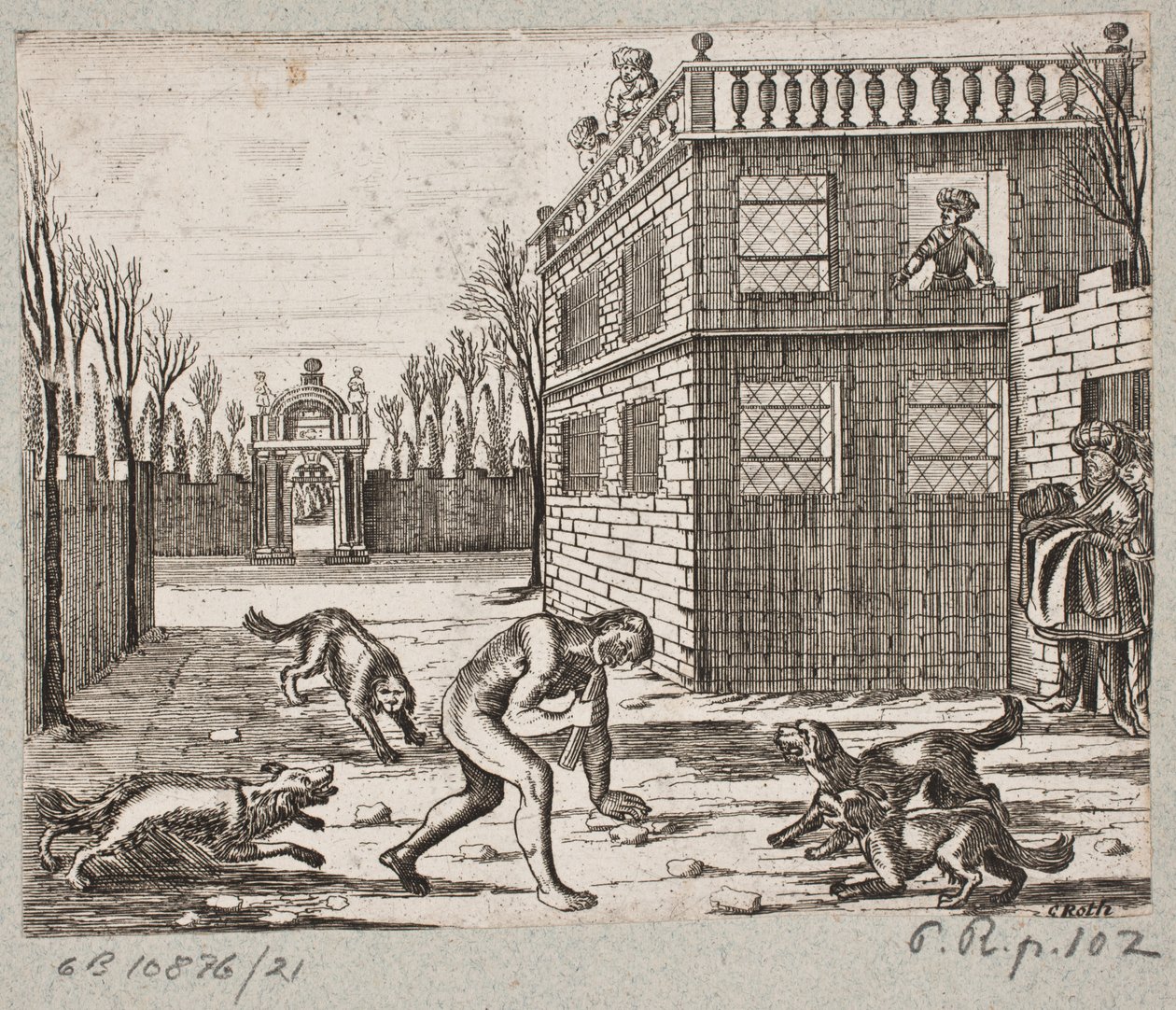 Ilustración de Adam Olearius, “Persianischer Rosenthal von einem Sinnreichen Poeten Schich Saadi”, Schleswig 1660 de Christian Rothgiesser
