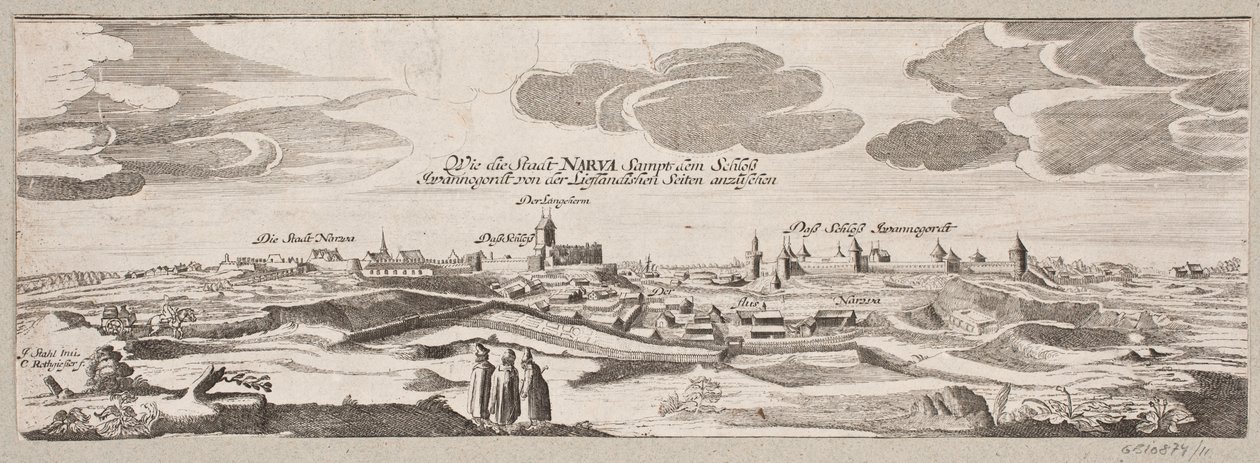 Vista de Narva de Christian Rothgiesser