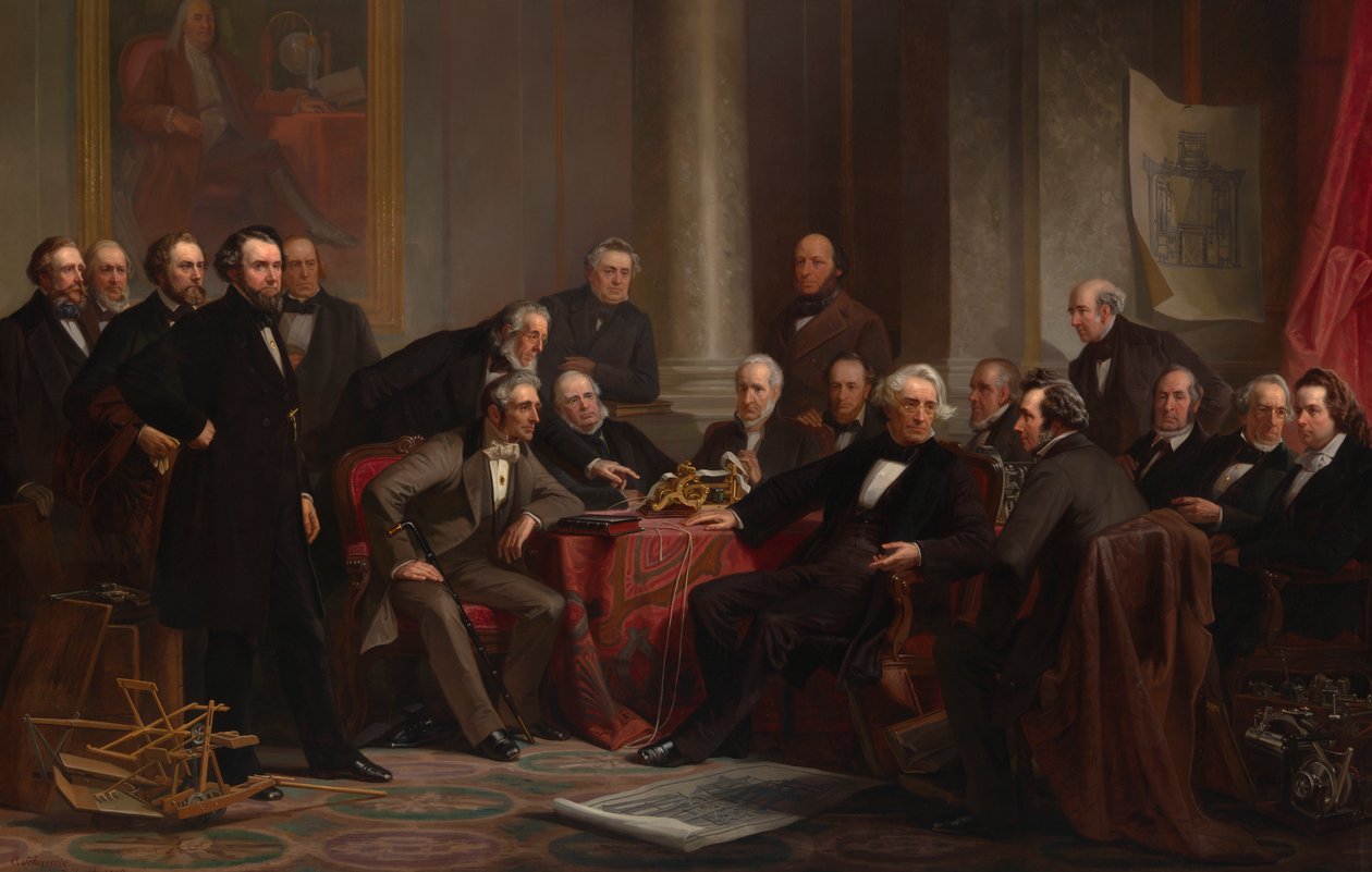 Hombres de Progreso, 1862 de Christian Schussele