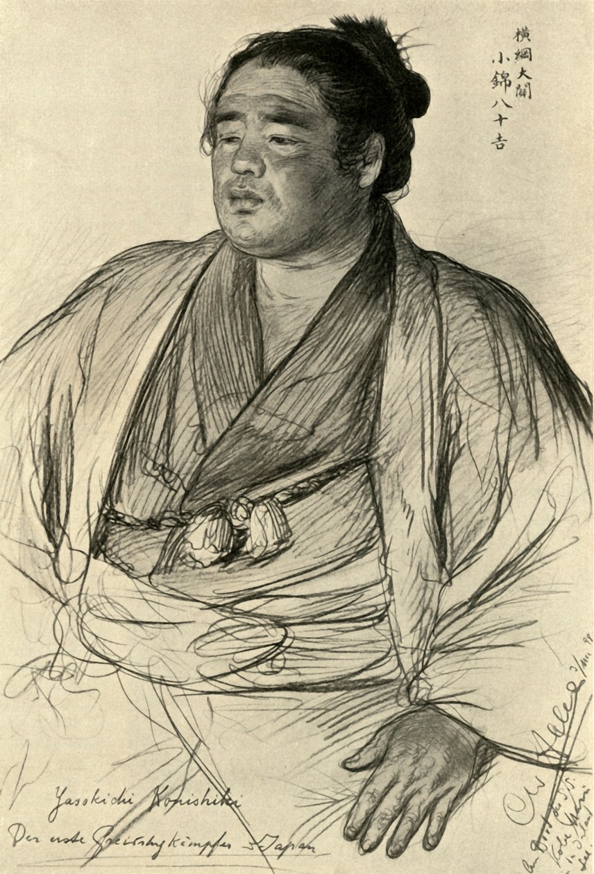 Konishiki Yasokichi, 1898 de Christian Wilhelm Allers