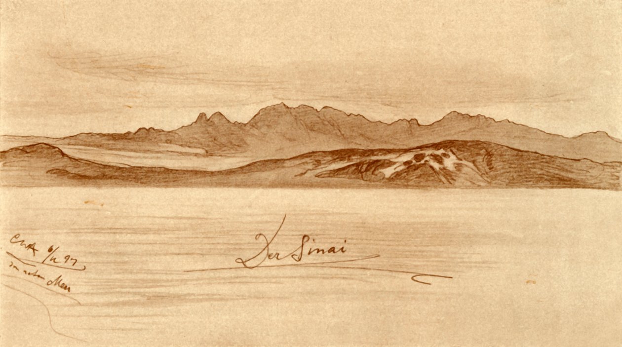 Sinaí, Egipto de Christian Wilhelm Allers