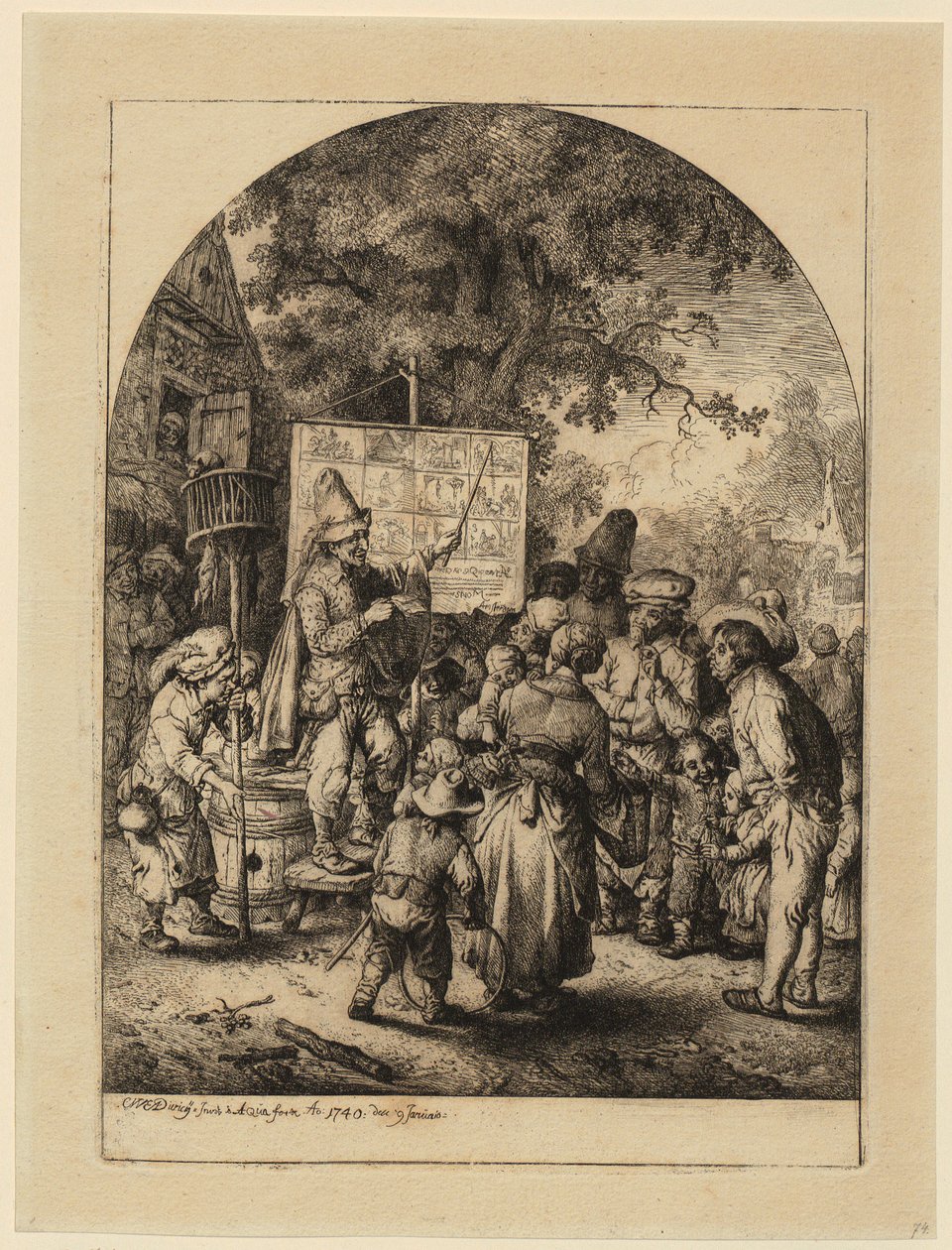 Gran curación de los enfermos de Christian Wilhelm Ernst Dietrich