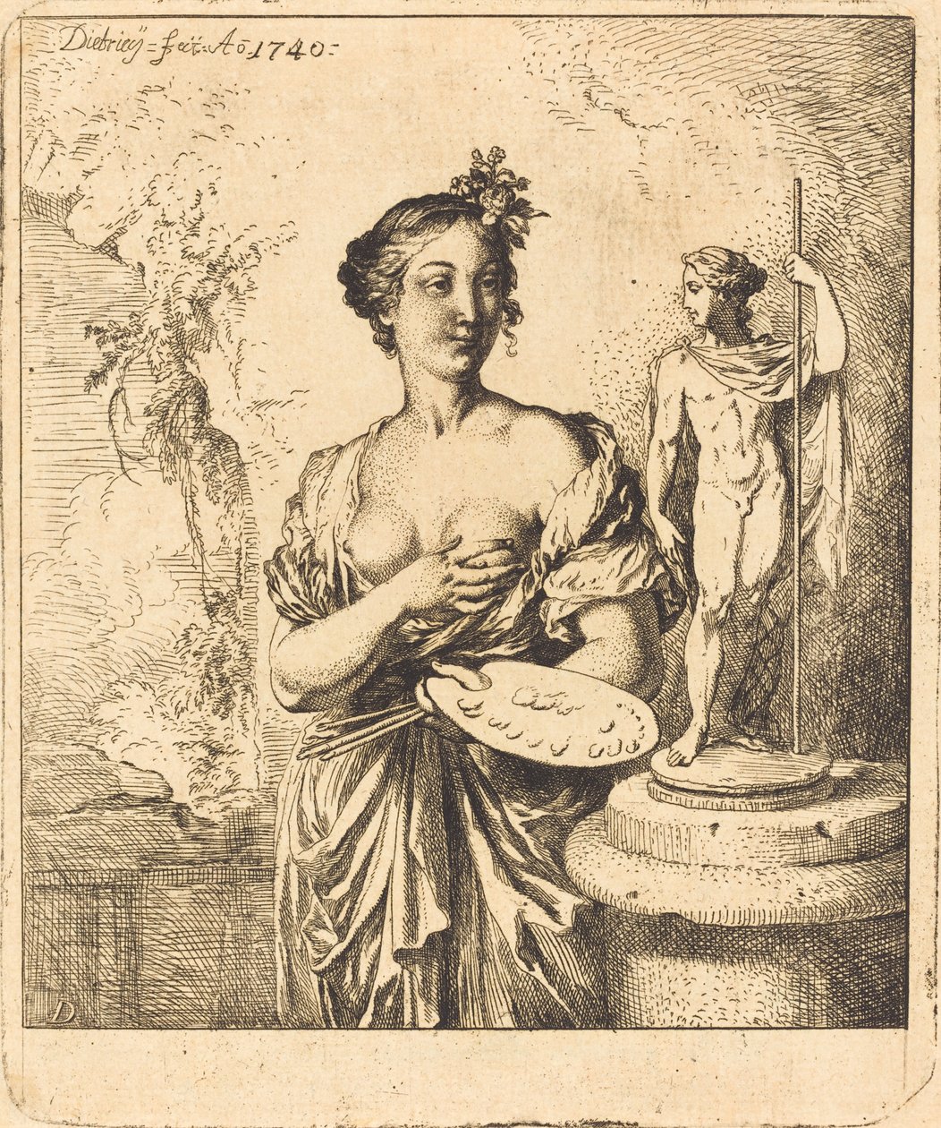 Pintura de Christian Wilhelm Ernst Dietrich