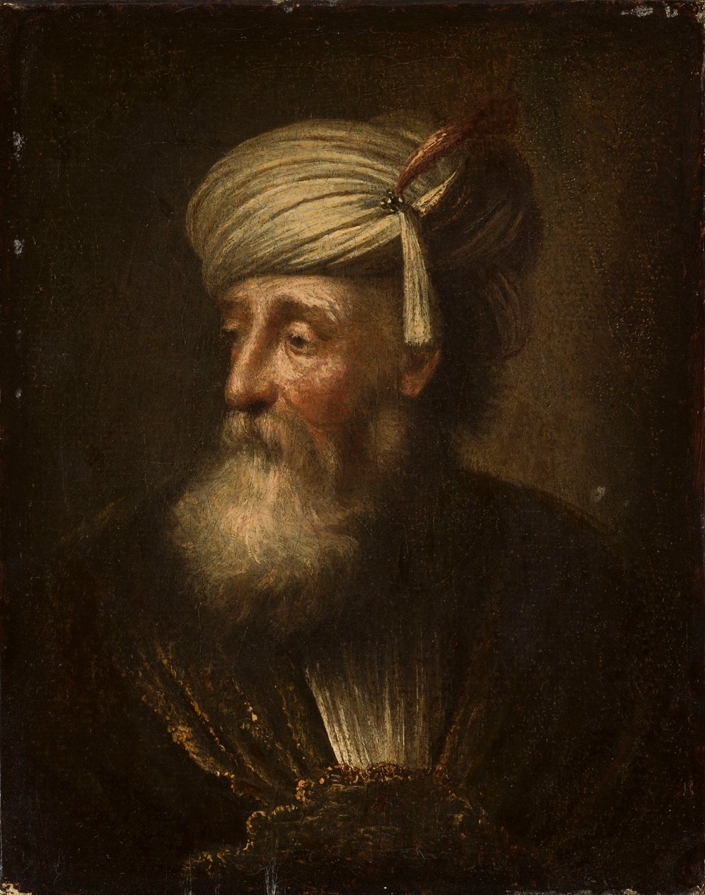 Retrato de un anciano de Christian Wilhelm Ernst Dietrich