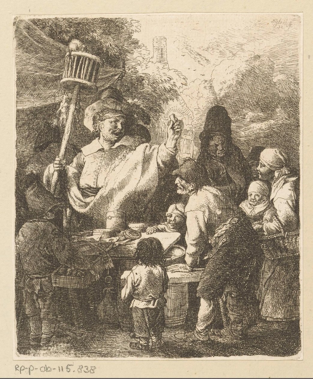 vendedor de veneno para ratas de Christian Wilhelm Ernst Dietrich