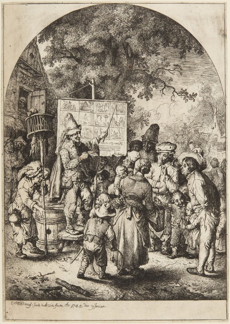 El cantante de baladas de Christian Wilhelm Ernst Dietrich