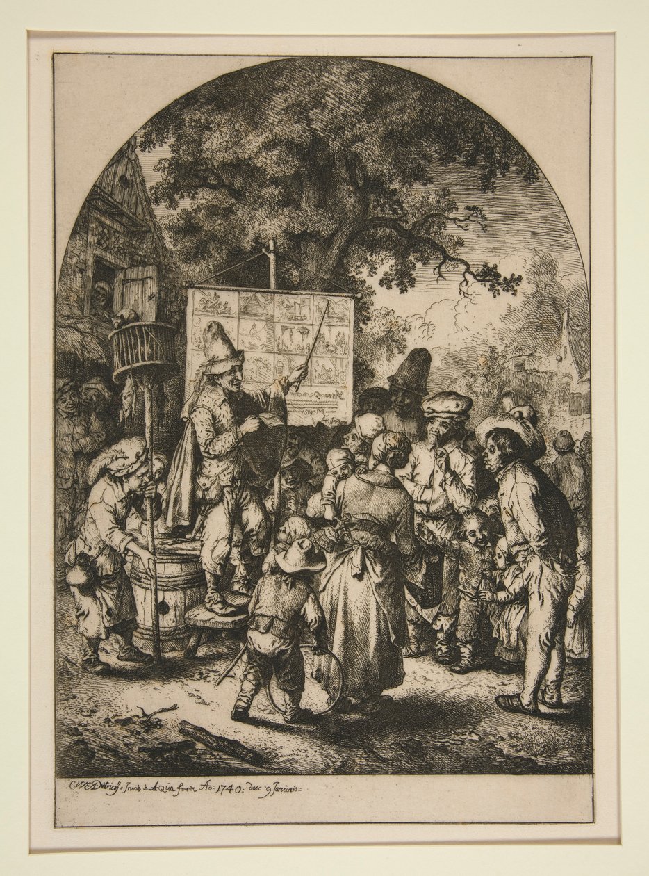La Mountebank de Christian Wilhelm Ernst Dietrich