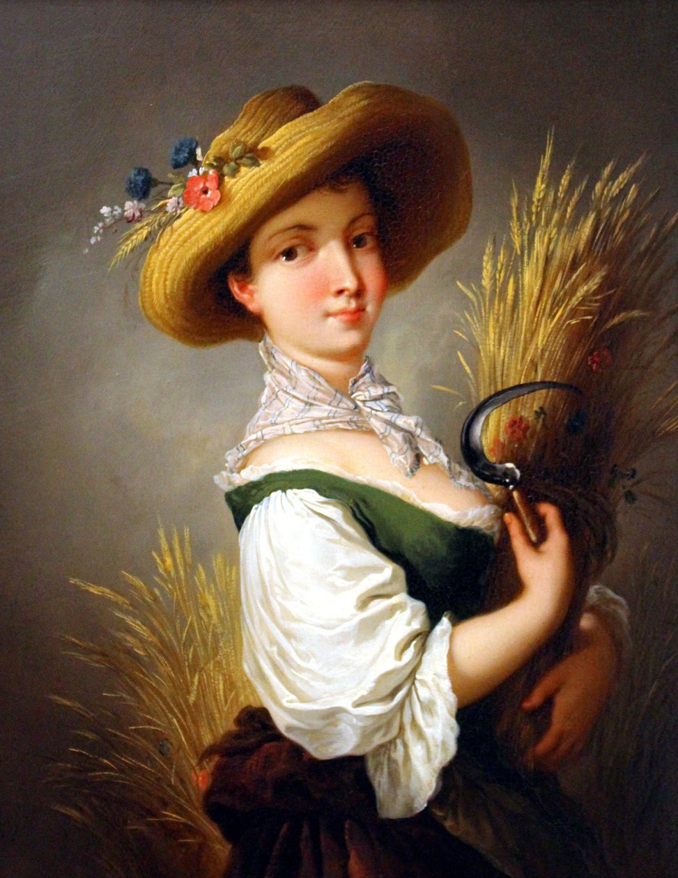 el cortador (alegoría del verano) de Christian Wilhelm Ernst Dietrich