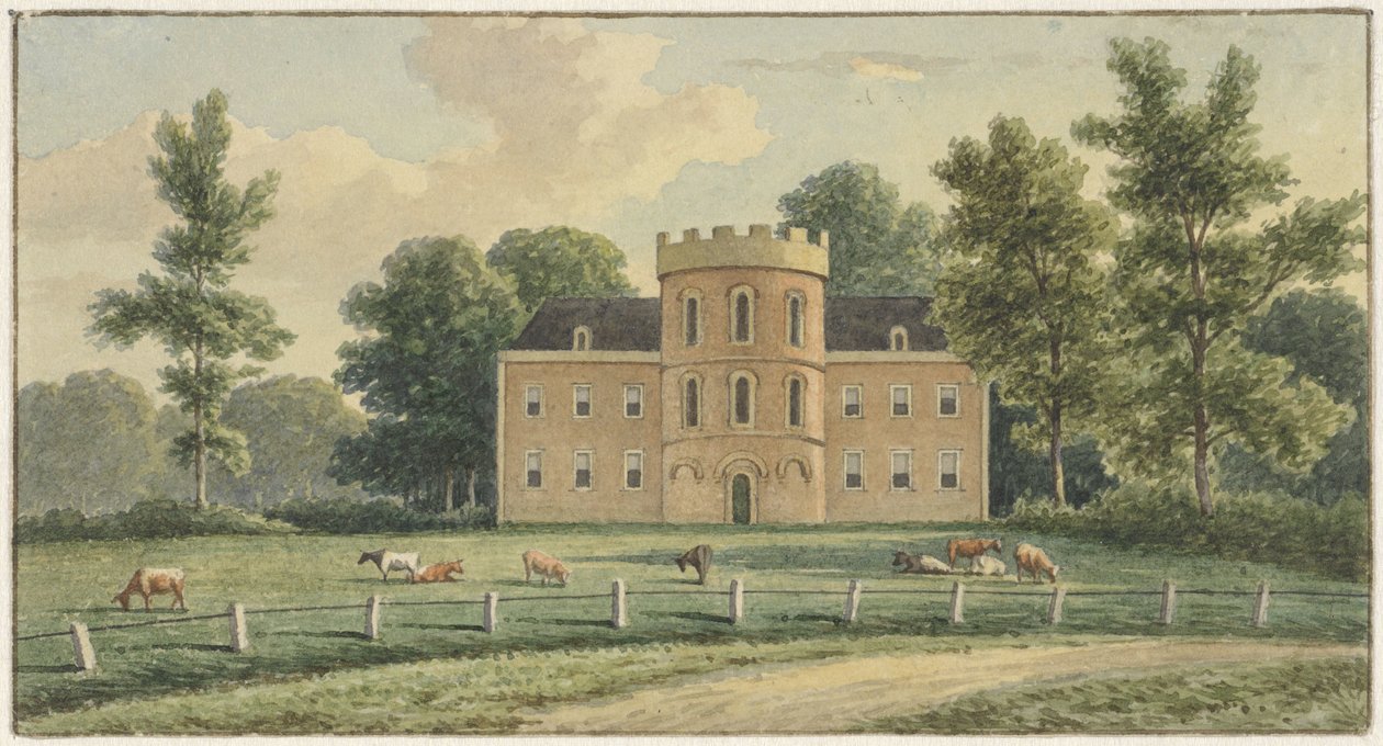 La Casa de Wildenborch, cerca de Lochem de Christianus Hendricus Hein