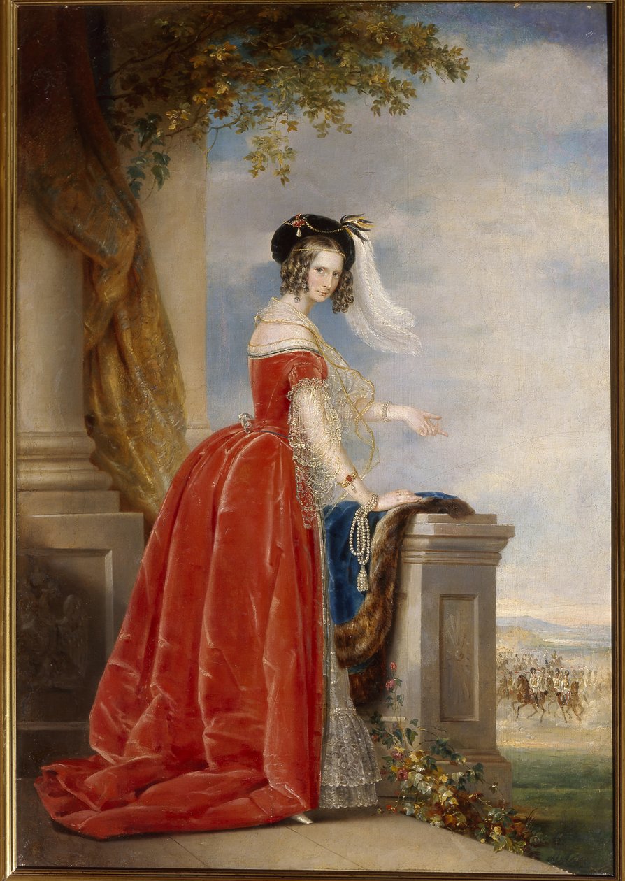 Retrato de la emperatriz Alexandra Feodorovna, después de 1840 de Christina Robertson