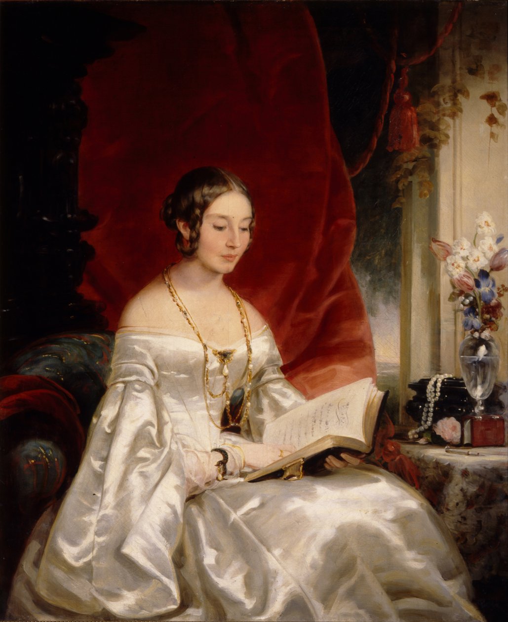 Retrato de la Princesa Maria Ivanovna Kochubey, nacida Baryatinskaya 1818-1843, 1840s de Christina Robertson