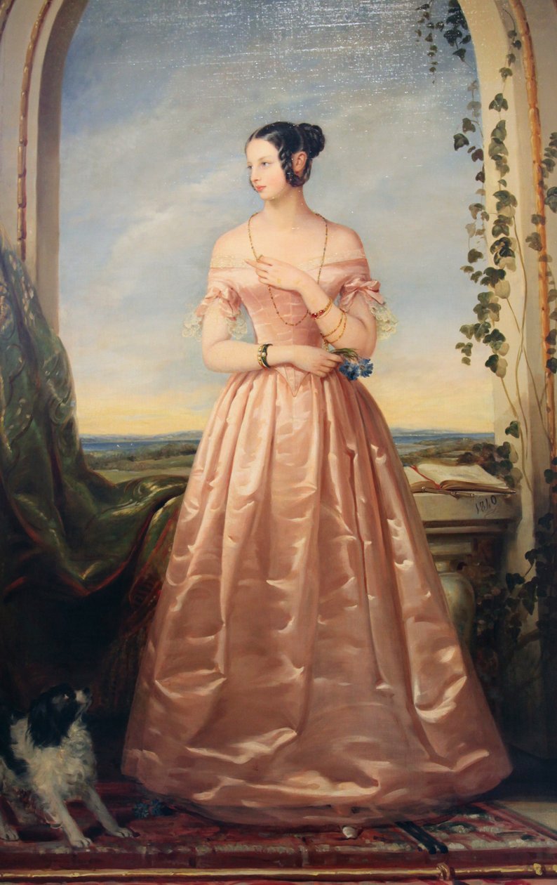 Retrato de la Gran Duquesa Alexandra Nikolaevna, 1840 de Christina Robertson