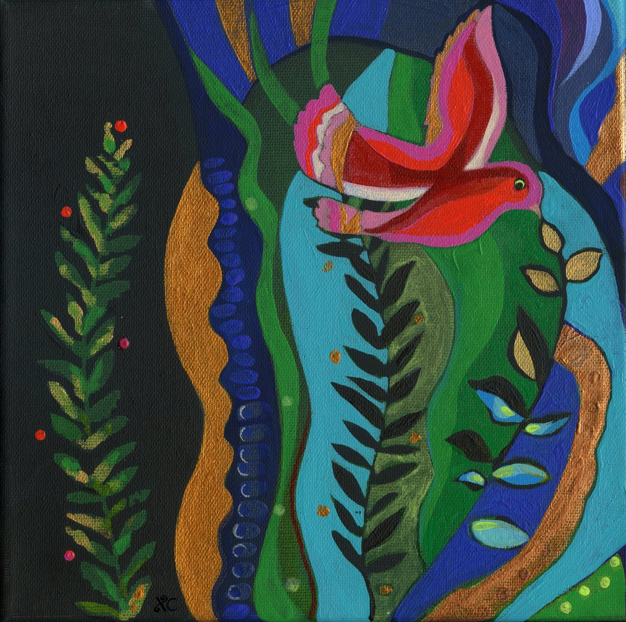 Primavera | Vesna, c. 2020 (acrílico sobre lienzo) de Christina Saj