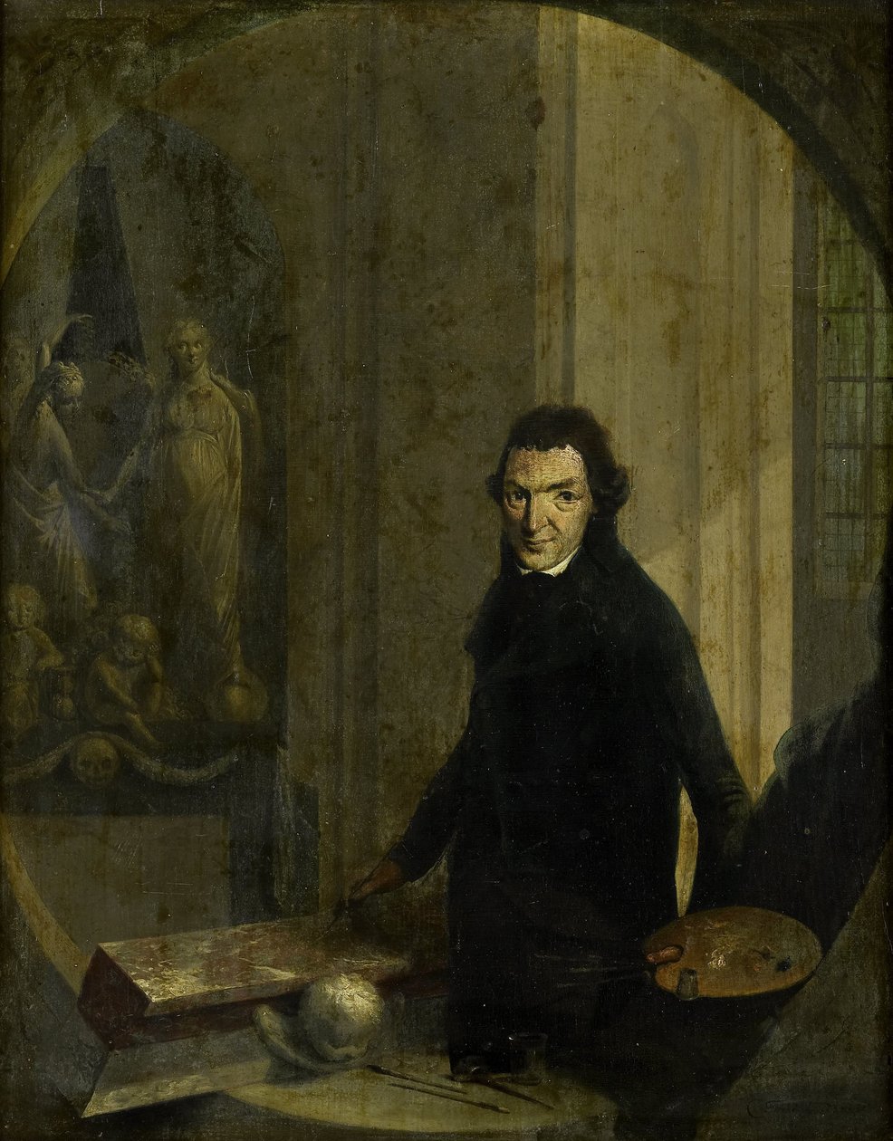 Autorretrato de Christoffel Frederik Franck