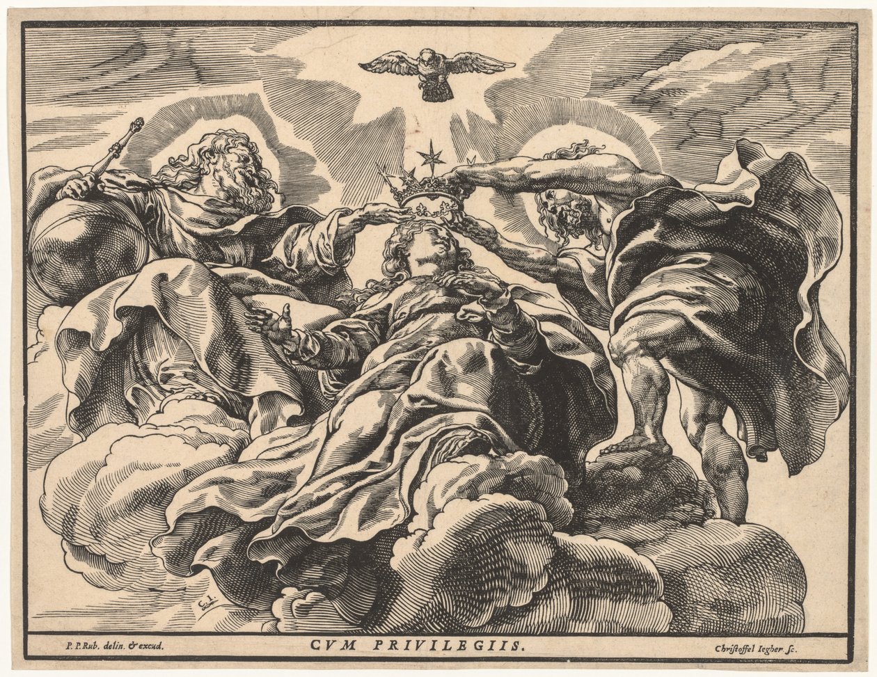 Coronación de la Virgen, 1632-36 de Christoffel Jegher